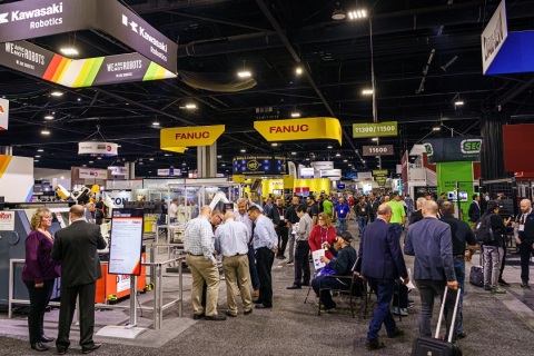 美国金属加工、金属成型及焊接展览会展会现场图片