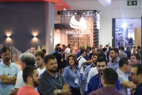 巴西石材展览会展会现场图片