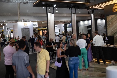 巴西石材展览会展会现场图片