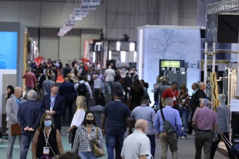 美国瓷砖及石材展览会展会现场图片