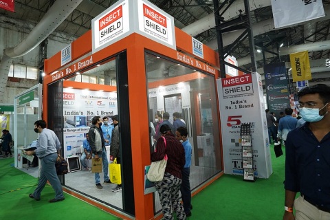 印度玻璃工业展览会展会现场图片