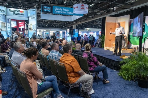 美国瓷砖及石材展览会展会现场图片