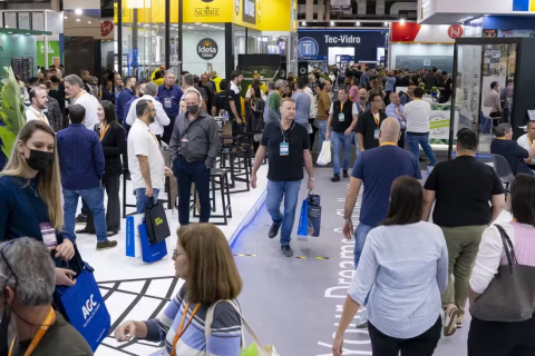 巴西圣保罗玻璃工业展览会展会现场图片