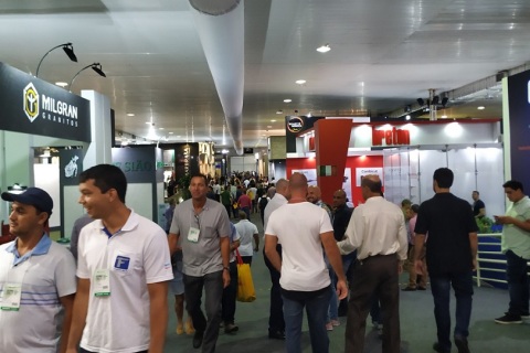 巴西石材展览会展会现场图片