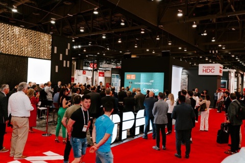 美国瓷砖及石材展览会展会现场图片