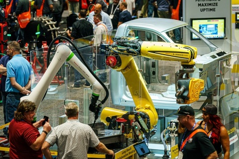 美国金属加工、金属成型及焊接展览会展会现场图片