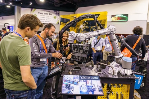 美国金属加工、金属成型及焊接展览会展会现场图片