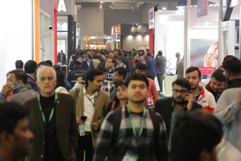 印度玻璃工业展览会展会现场图片