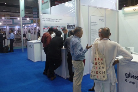 印度孟买玻璃工业展览会展会现场图片