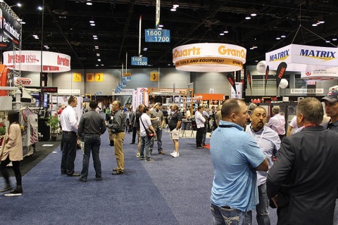 美国瓷砖及石材展览会展会现场图片