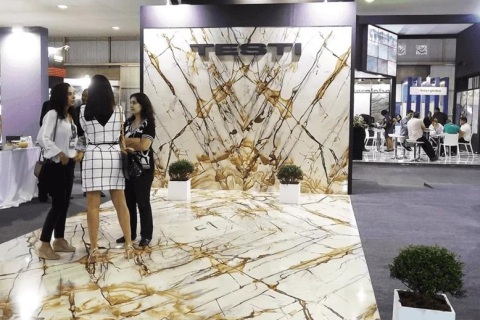 巴西卡舒埃鲁石材展览会展会现场图片