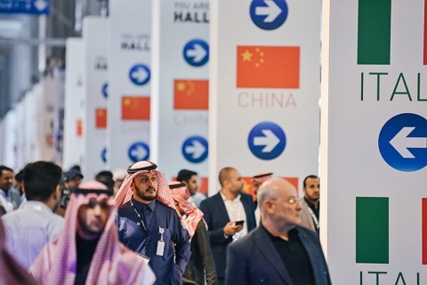 沙特利雅得石材展览会展会现场图片