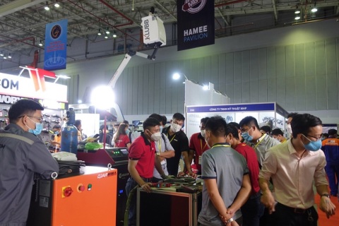 越南胡志明金属加工及焊接技术展览会展会现场图片