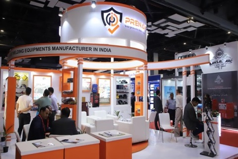 印度焊接切割设备展览会展会现场图片