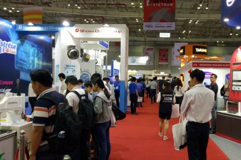 越南胡志明机床及金属加工、焊接展览会展会现场图片