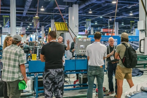 美国建筑金属展览会展会现场图片