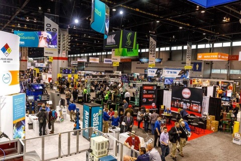 美国建筑金属展览会展会现场图片