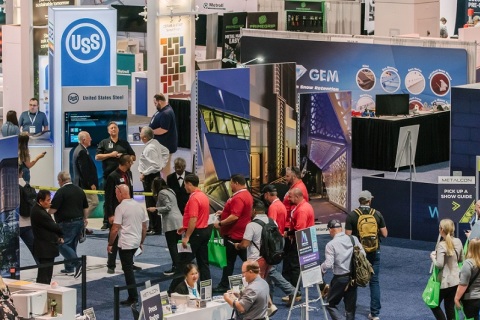 美国建筑金属展览会展会现场图片