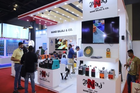 印度焊接切割设备展览会展会现场图片