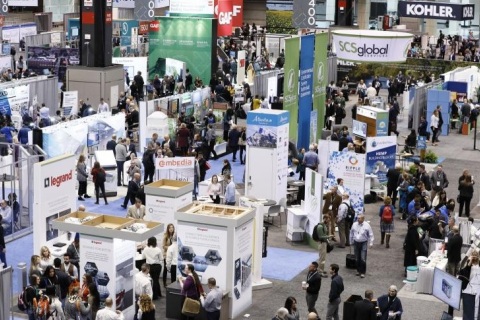 美国绿色建筑建材展览会展会现场图片