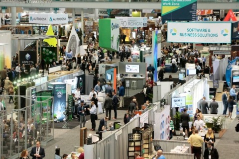 美国绿色建筑建材展览会展会现场图片