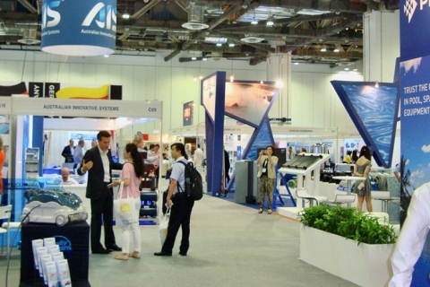 美国泳池、水疗spa、户外家具、设备展览会展会现场图片