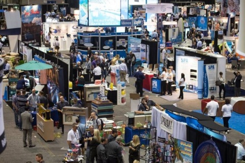 美国泳池、水疗spa、户外家具、设备展览会展会现场图片