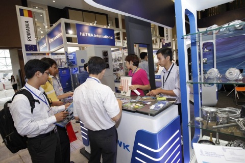 越南胡志明水泥、混凝土设备展览会展会现场图片