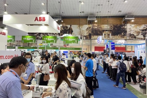 越南河内工业机械制造展览会展会现场图片