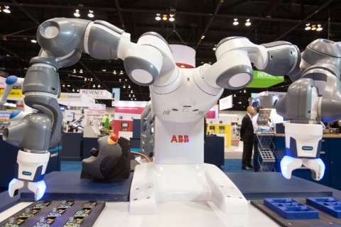 美国工业自动化及机器人展览会展会现场图片