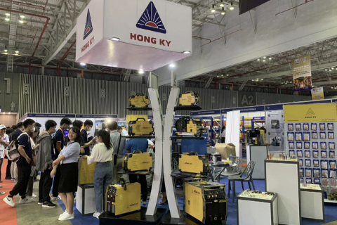 越南胡志明工业机床金属加工展览会展会现场图片