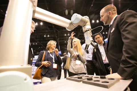 美国工业自动化及机器人展览会展会现场图片