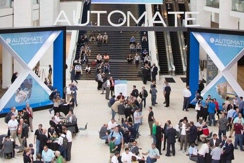 美国工业自动化及机器人展览会展会现场图片