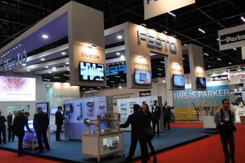 巴西圣保罗工业展览会展会现场图片