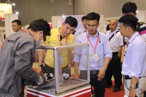 越南胡志明工业机床金属加工展览会展会现场图片