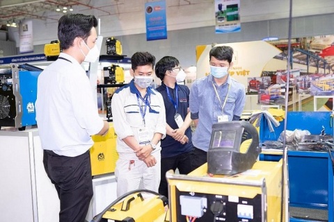 越南胡志明工业机床金属加工展览会展会现场图片