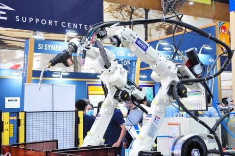 越南河内工业机械制造展览会展会现场图片