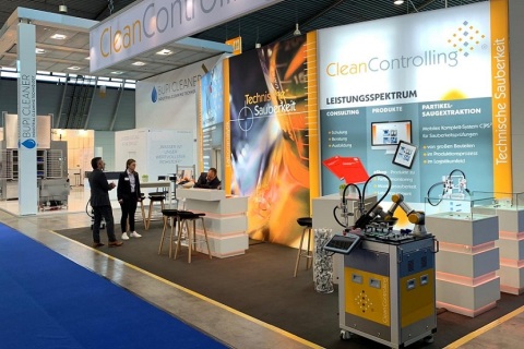 德国斯图加特工业部件清洗技术展览会展会现场图片