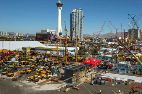 美国拉斯维加斯工程机械展览会展会现场图片