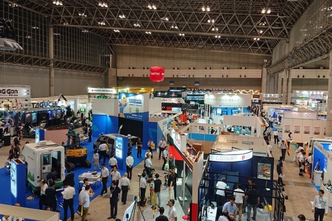 日本东京工程机械、建筑机械、建筑测量展览会展会现场图片