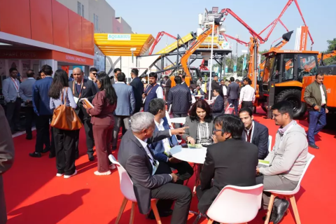 印度新德里工程机械展-印度宝马展展会现场图片