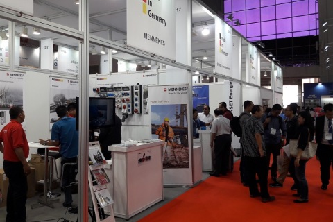 印尼雅加达工程机械展览会展会现场图片