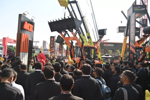 印度新德里工程机械展-印度宝马展展会现场图片