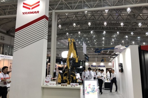 日本东京工程机械、建筑机械、建筑测量展览会展会现场图片