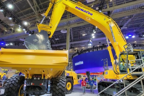 美国拉斯维加斯工程机械展览会展会现场图片