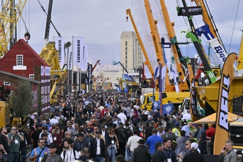 美国拉斯维加斯工程机械展览会展会现场图片