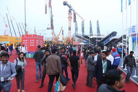 印度新德里工程机械展-印度宝马展展会现场图片