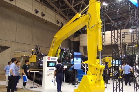 日本东京工程机械、建筑机械、建筑测量展览会展会现场图片