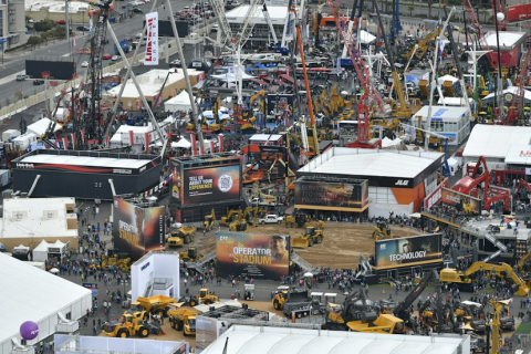 美国拉斯维加斯工程机械展览会展会现场图片