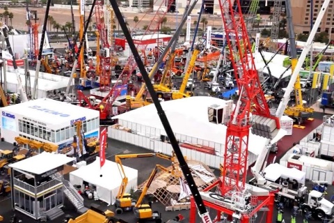 美国拉斯维加斯工程机械展览会展会现场图片